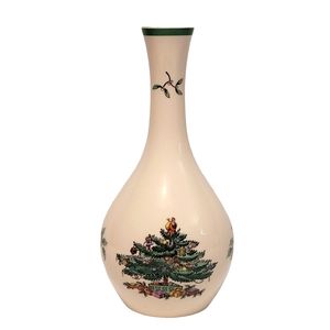 Spode Christmas Tree/ Bud Vase/ England